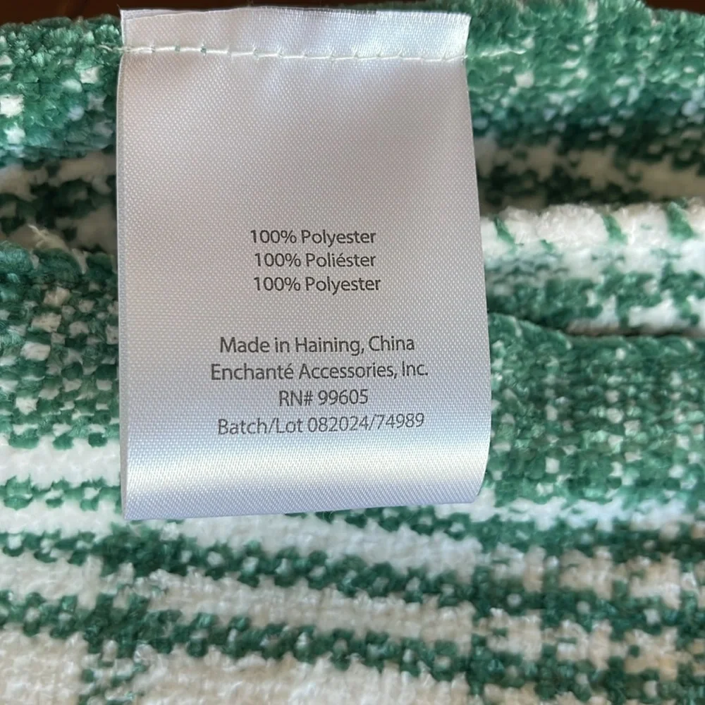 Sheffield Home Plaid Chenille Throw Blanket, Sz 50” x 70”